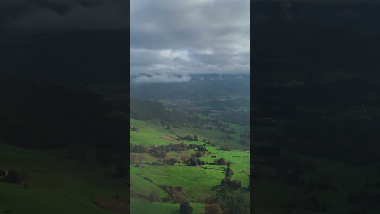 Green Valleys of Solorzano Area | Cinematic Aerial and Ground Views | Cantabria 4K #shorts #spain
