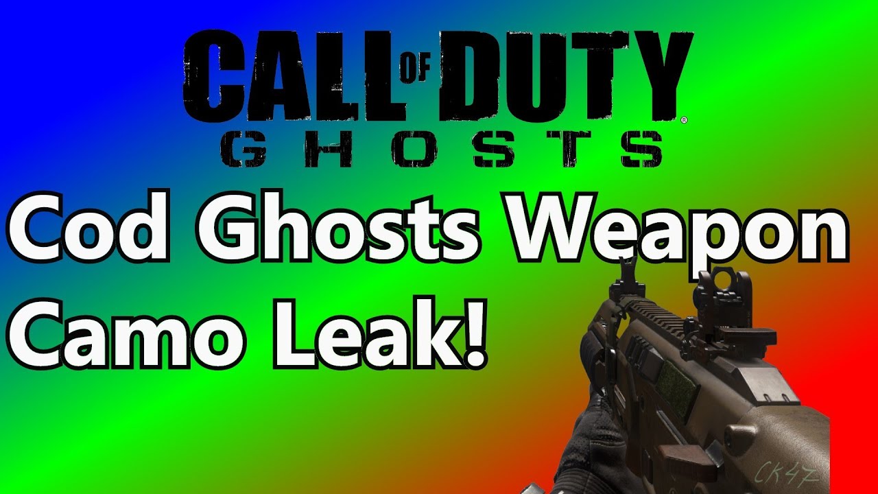 Leaked Cod Ghosts Camo's! (Microtransactions) | Cod Ghosts Quickscoping Gameplay