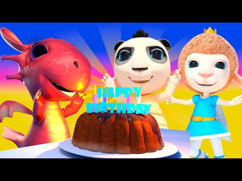 Dinossauro Comemora Aniversário | Canções Infantis | Dolly e amigos 3D