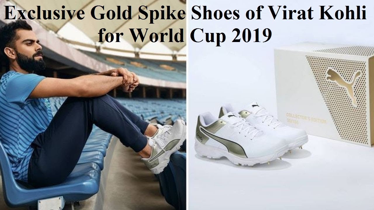 virat kohli gold shoes