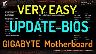 Gigabyte Motherboard 2022 | Easy Method BIOS Update | B550 Aorus PRO AC | Tech MK
