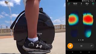 Foot Pressure Analysis while riding an Electric Unicycle screenshot 1