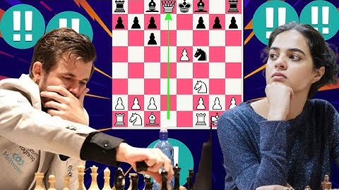Magnus Carlsen vs Tania Sachdev Chess game 20