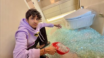 New Ghar  Ka Glass Tut Gaya 😲Bach Gaye 