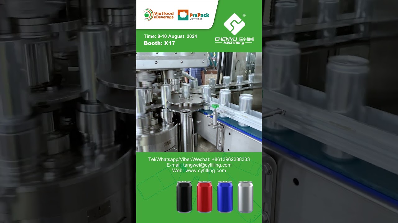 Can Beverage Filling Machine, Aluminum Can Filling Machine, Beverage Caning Line - Chenyu