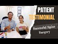 Successful Spine Surgery for Lumbar spine Tuberculosis| Dr Samarth Mittal | +918882547242