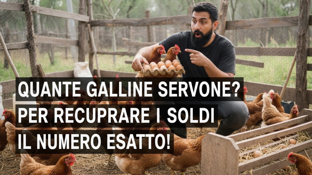 Il numero esatto di galline di cui hai bisogno per recuperare il tuo investimento