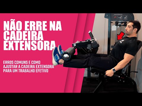 Pare de fazer cadeira extensora errado