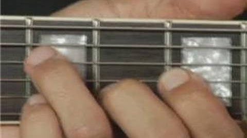 1st Inversion of Eb Major Guitar Chord on the Middle Top Strings : Guitar Chord Dictionary 22