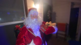 Halloween Hangouts 25 Days Of Christmas 2023 Day 25: SVI Home Depot Life Size Santa Claus