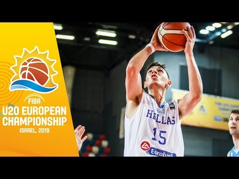 Ukraine v Greece - Full Game - FIBA U20 European Championship 2019