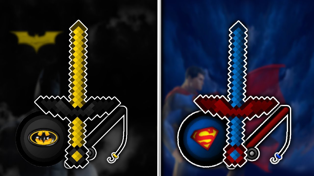 TEXTURE PACK DE BATMAN VS TEXTURE PACK DE SUPERMAN 😱 | MINECRAFT - YouTube