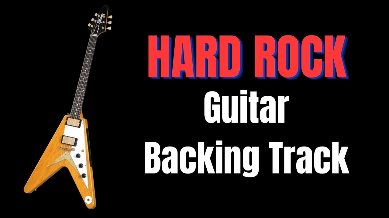 Hard Rock Guitar Backing Track In D Minor - 100 BPM