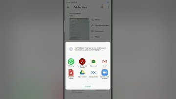 How to send Pdf in adobe scan