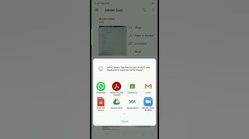 How to send Pdf in adobe scan