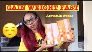 How To Gain Weight Fast Using Apetamin  7lbs In One Week  Apetamin Journey  Thybeauty Yana