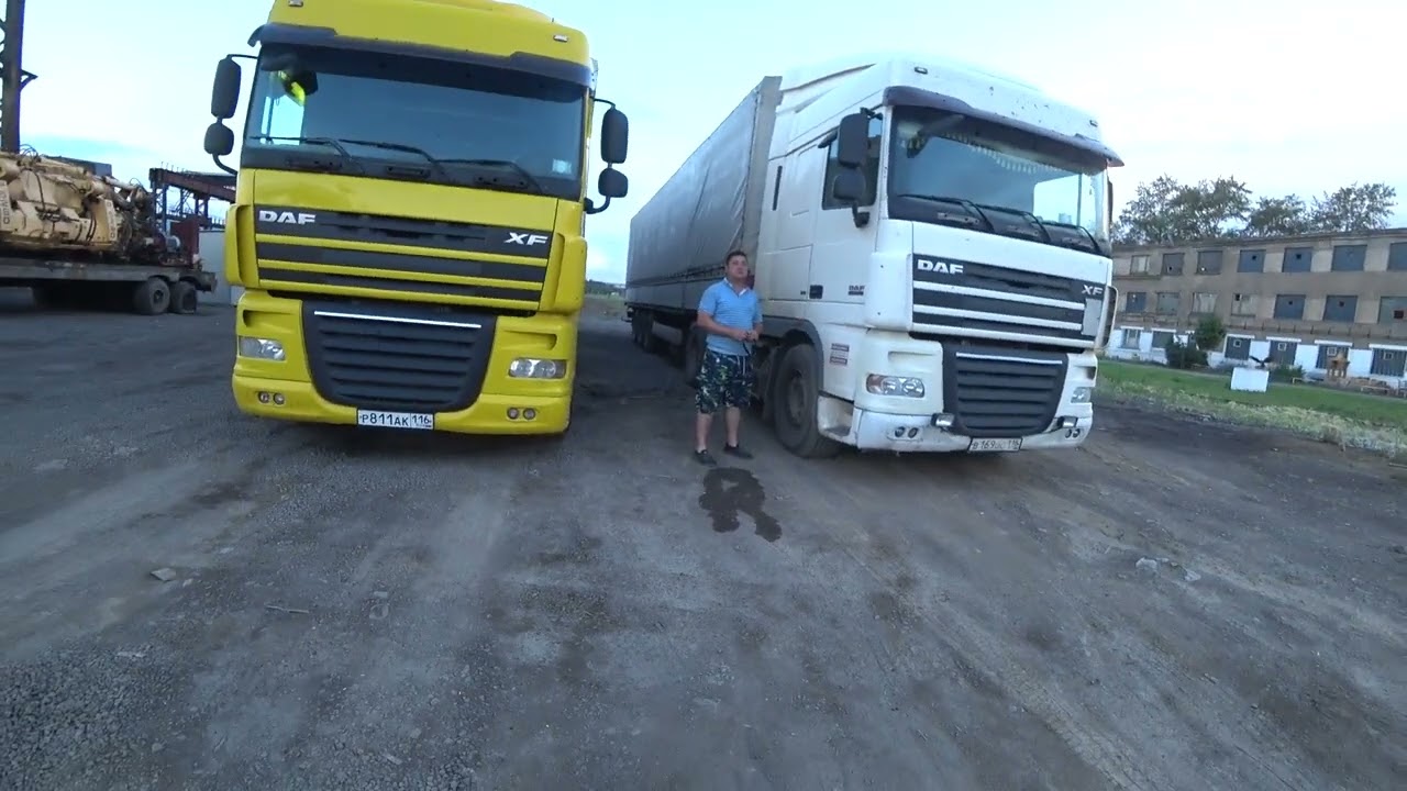 Переделка полуприцепа и Мешка в Штору.Даф Тормозные Диски Замена - YouTube