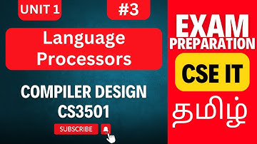 Language Processors in Compiler Design | CS3501 Unit 1 | Anna University Syllabus