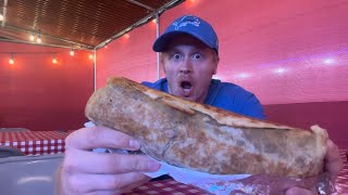 UNDEFEATED TEN MINUTE CARNE ASADA BURRITO CHALLENGE | MAN V FOOD