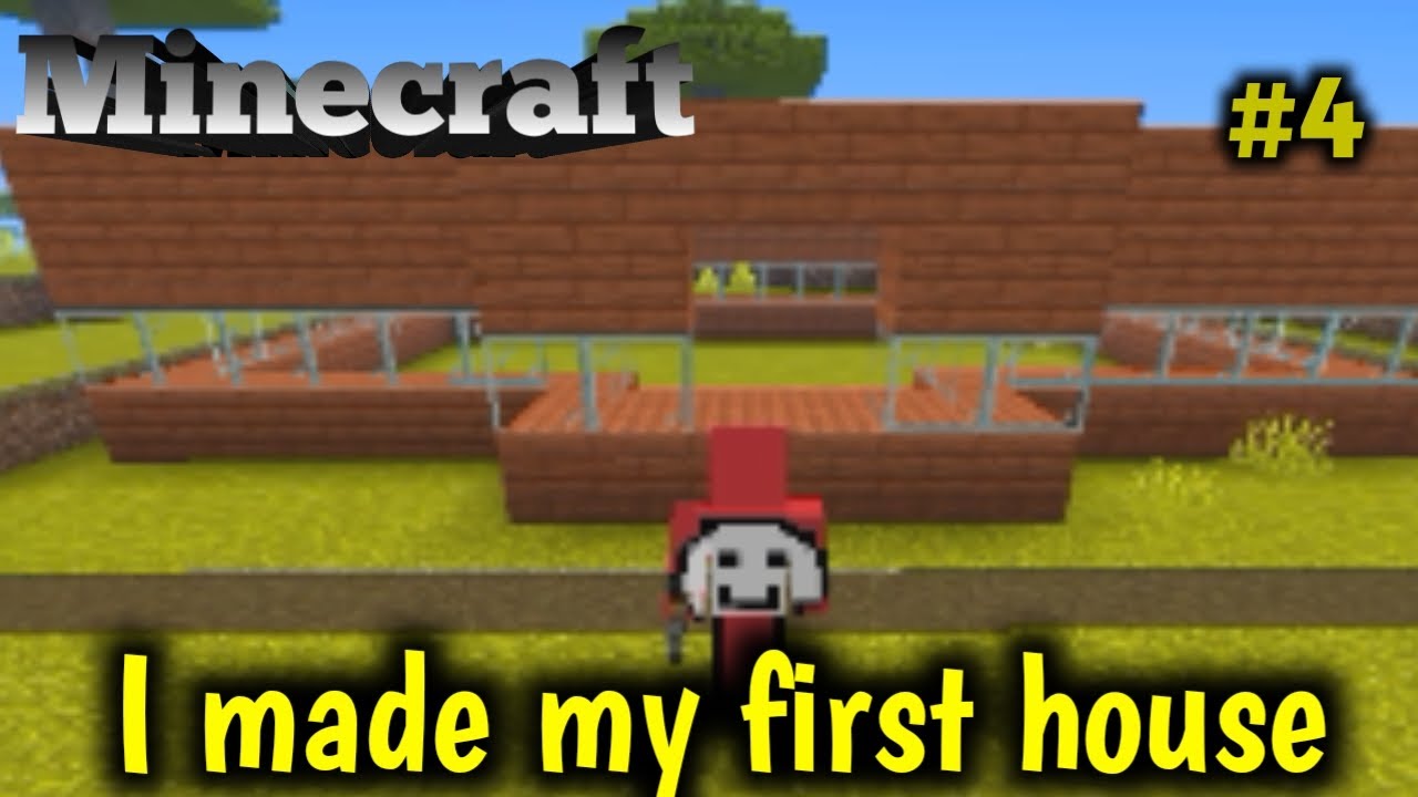 I made my first house in survival series || minecraft house ...