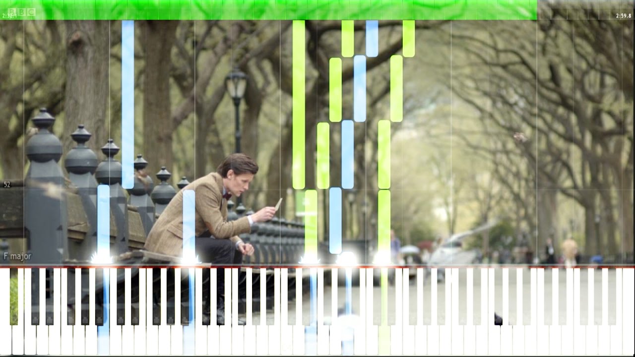 A Lonely Decision - Doctor Who [Synthesia Tutorial For Two Pianos]