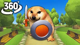 What The Dog Doin? Dog Chase You ! | 360° VR | Tiktok AR Dog meme