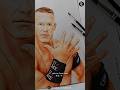 John Cena - Portrait Painting 🎨🖌️#johncena #johncenaart #painting #wwe