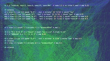 Nightmares on Sax, feat. MC Striate (tidalCycles)