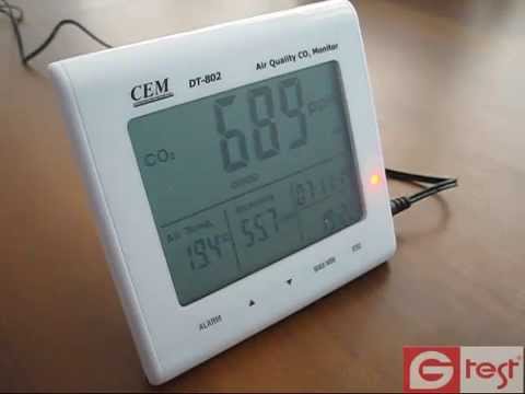 DT802 анализатор углекислого газа