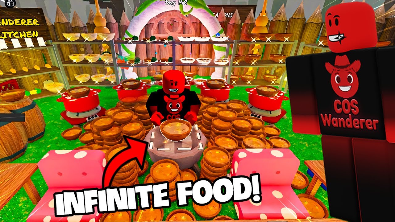 I Built an Infinite Food Generator Base in 99 Nights