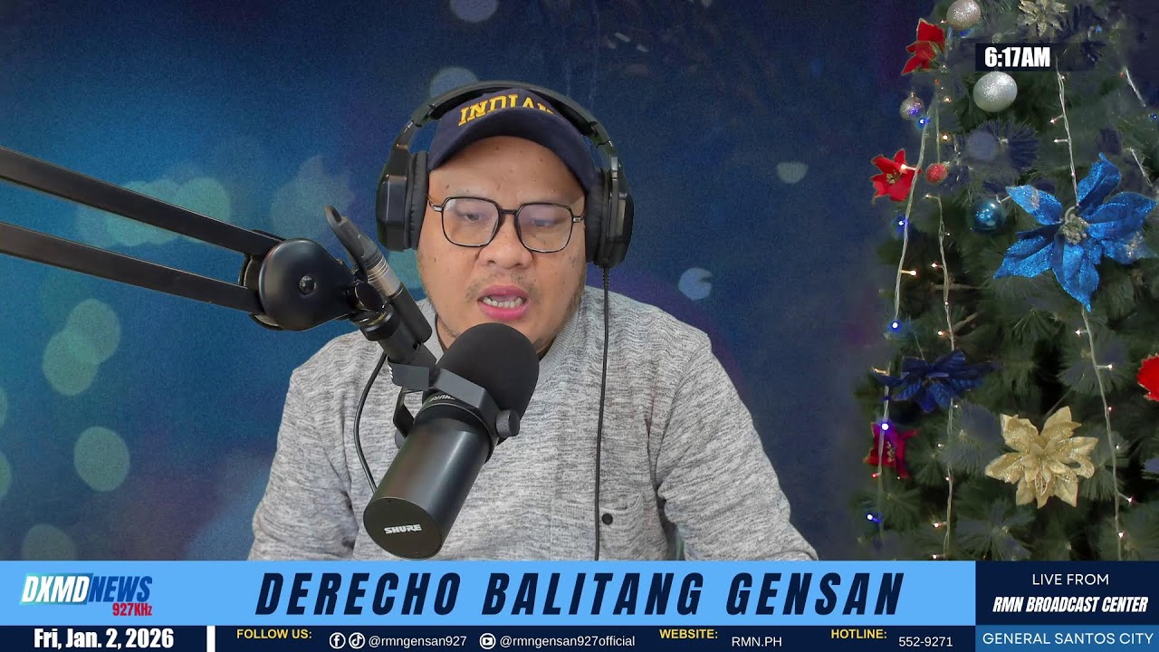 Derecho Balitang General Santos | Jan. 2, 2026 | 6:00AM - 6:30AM
