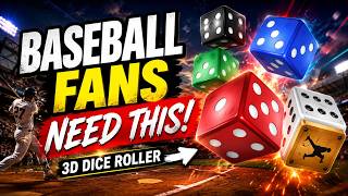 Baseball Fans Need This 3D Dice Roller! screenshot 3