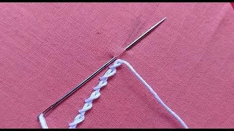 Twisted Chain Stitch. Embroidery For Beginners @SunEmbroidery