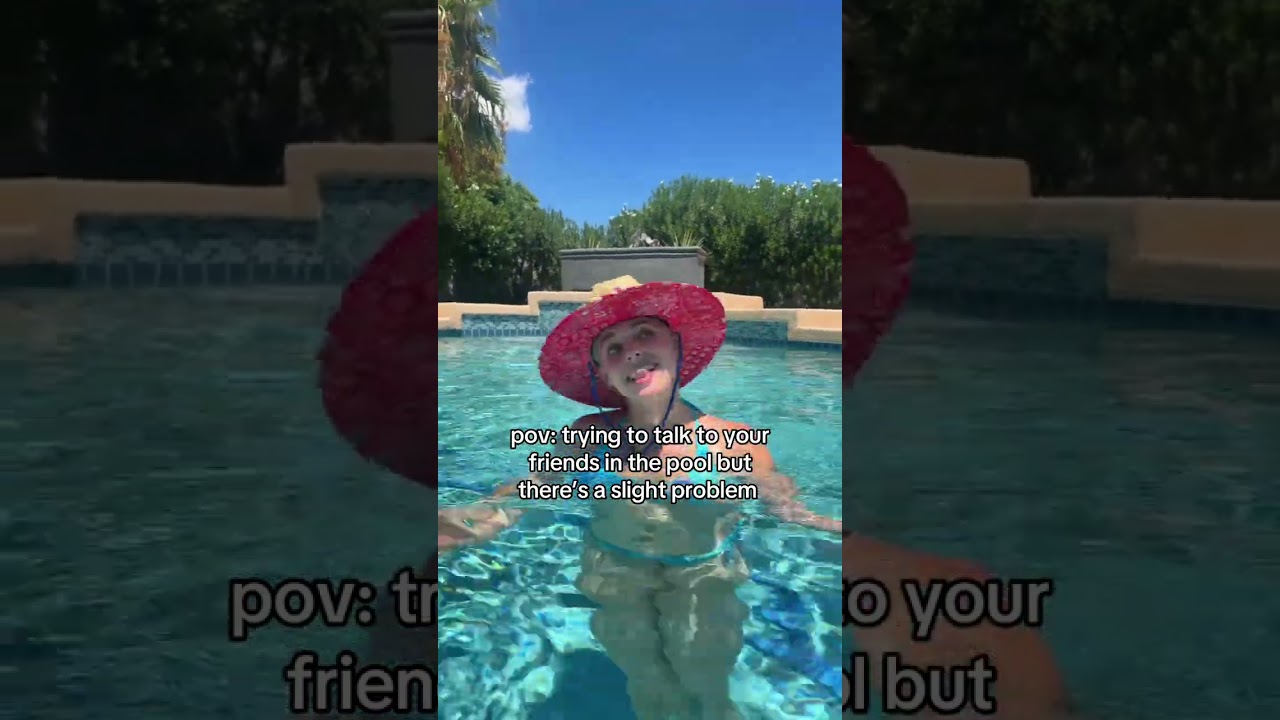she’ll be fineeee lola!! #foryou #pool #relatable #bestfriends #littlemermaid