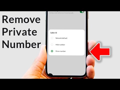 How to Remove Private Number on Android