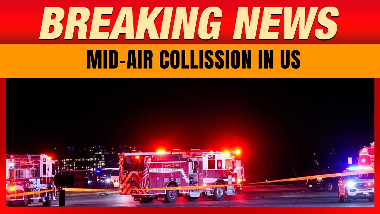 Aircraft Crashes in Potomac River Near Washington Airport | Search ...