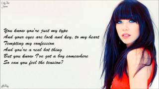 Video thumbnail of "Carly Rae Jepsen - This Kiss [Lyrics]"