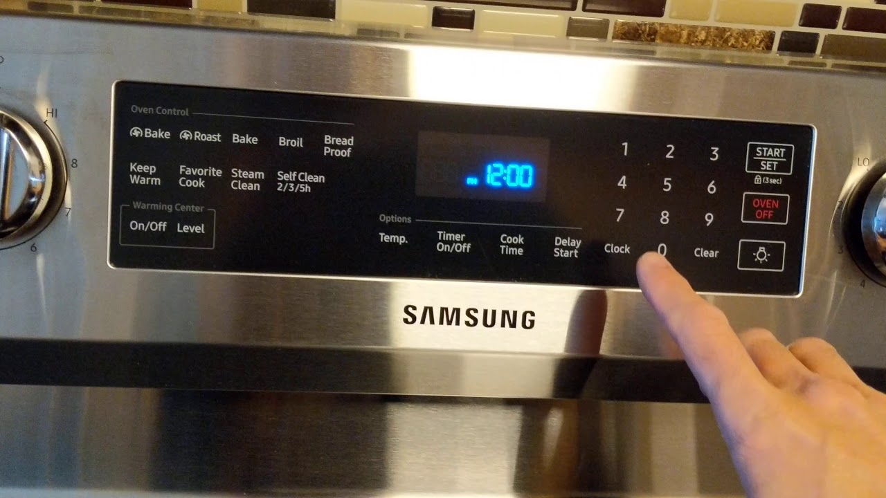 Samsung Gas Range Manual