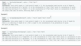 30. Substring with Concatenation of All Words using Sliding window - Java Solution