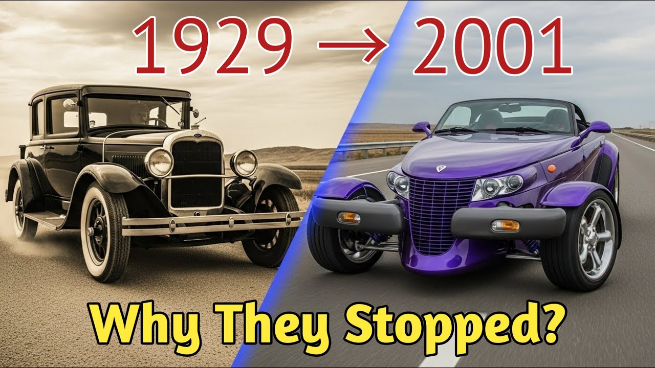 This Car Brand Went From THIS 1928 to THIS 2001 | Plymouth Evolution