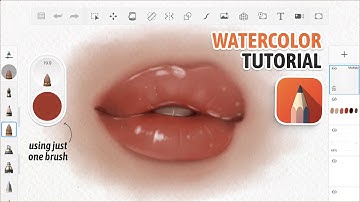 Realistic Lips: Watercolour Tutorial | Autodesk Sketchbook