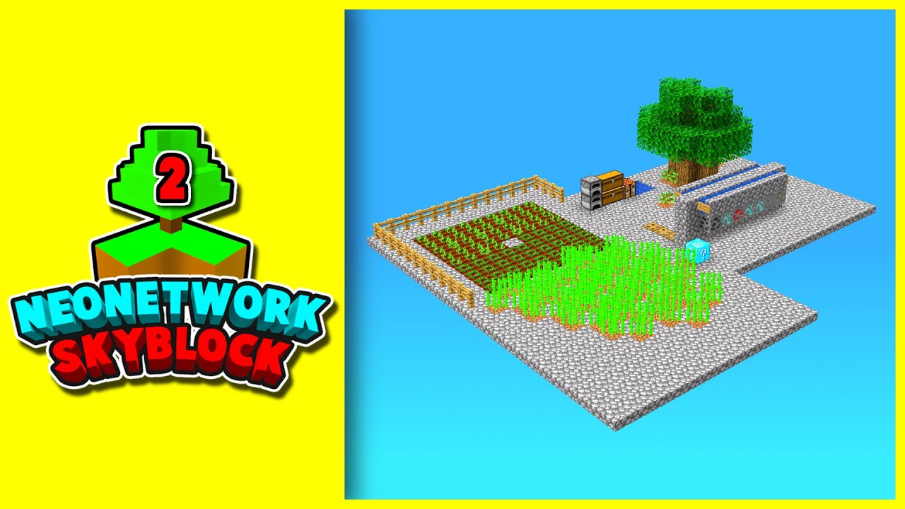 Major Progress | Minecraft Let's Play Skyblock Episode 2 (Bedrock/Java ...