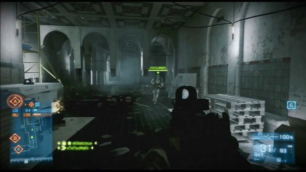 Battlefield 3 | Conquest Domination - Donya Fortress (Close Quarters)