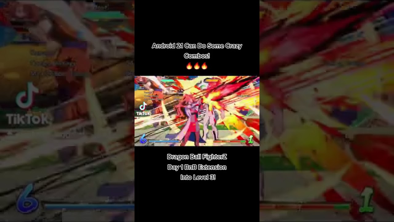 Android 21 (Lab Coat) BnB Extension Combo! Dragon Ball FighterZ