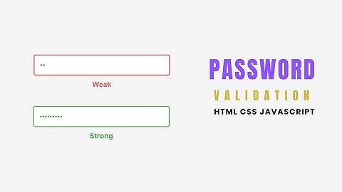 I Built a Password Strength Checker