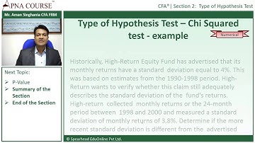 Chartered Financial Analyst | How to Calculate Chi Squared Test?