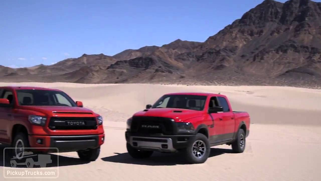 2015 4x4 Challenge: Ram Rebel Vs. Toyota Tundra TRD Pro - YouTube