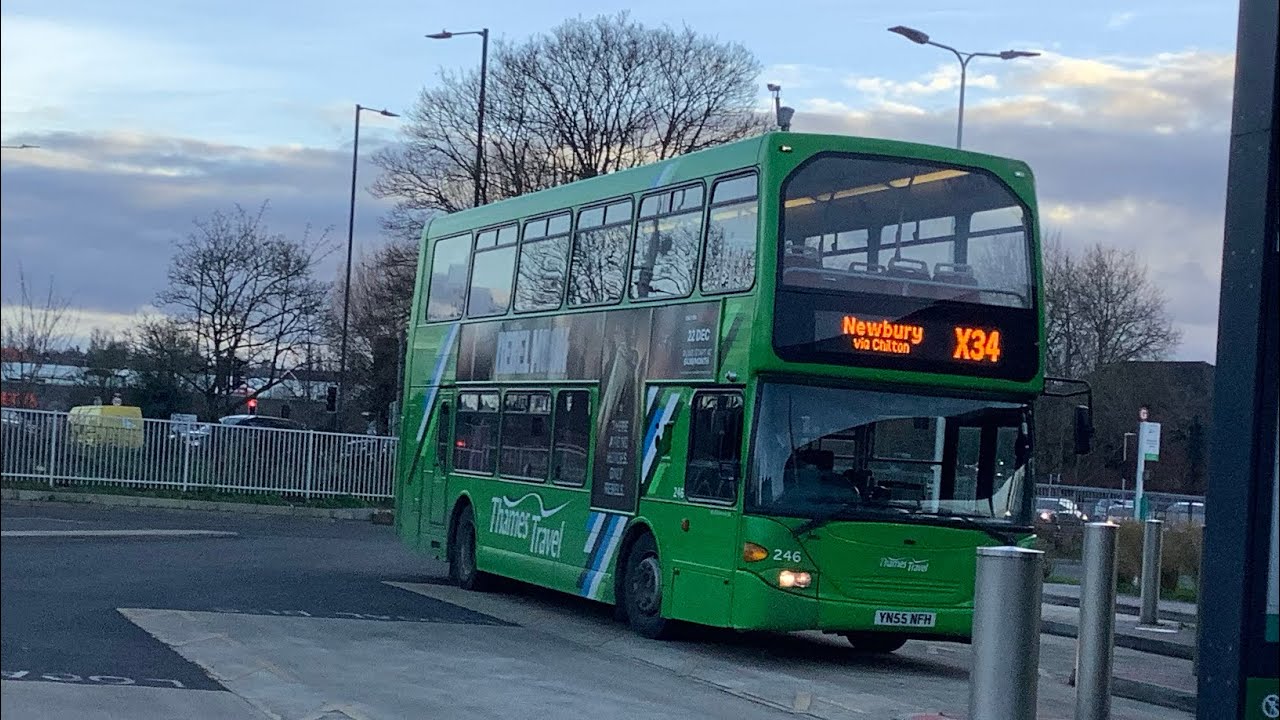 Thames Travel Scania Omnidekka 246 (YN55 NFH) On Route X34 To Newbury