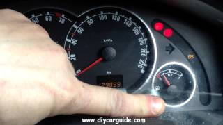 Reset Service Light On Vauxhall And Opel Meriva A 02 10 Model Youtube