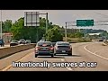 Kid tries to run car off the road in wild road-rage incident